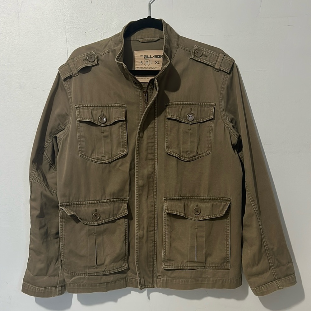 Army green jacket